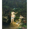 "W kąpieli" - Gustave Courbet