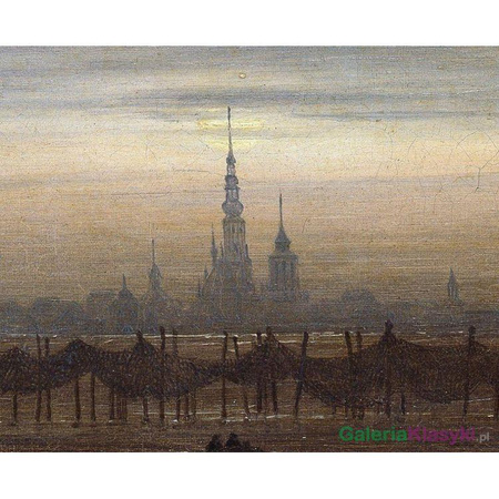 Greifswald w świetle księżyca - Caspar David Friedrich