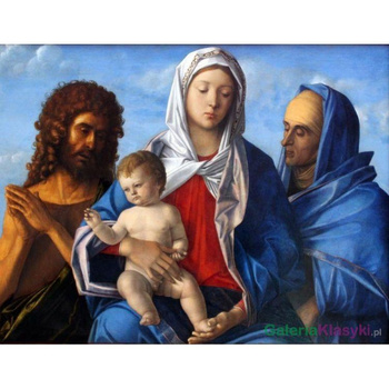 "Madonna z Dzieciątkiem, Janem Chrzcicielem i św. Elżbietą" - Giovanni Bellini