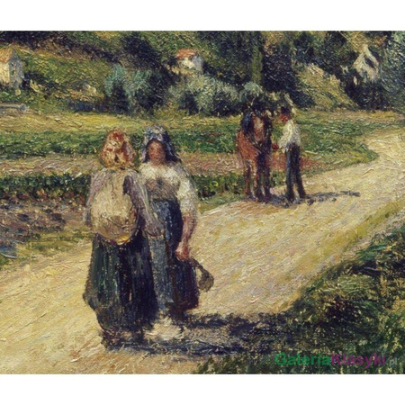 Krajobraz w pobliżu Pontoise - Camille Pissarro