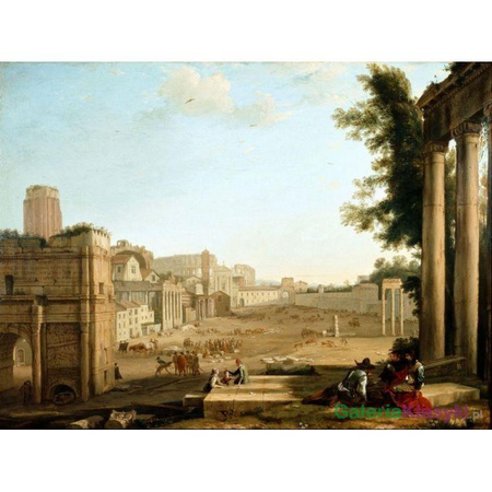 "Campo Vaccino, Rzym" - Claude Lorrain