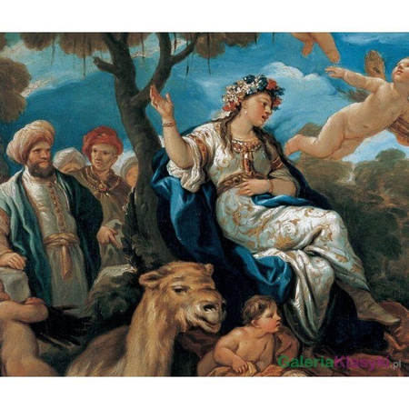 "Cztery części świata - Azja" - Luca Giordano