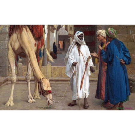 Reprodukcja obrazu: Kłótnia Arabów - Jean-Leon Gerome