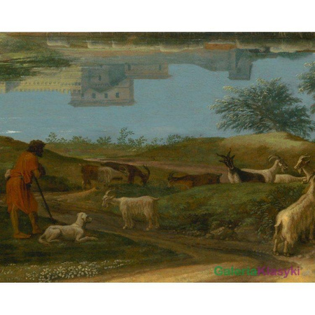 Krajobraz ze spokojem - Nicolas Poussin