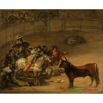 "Walki byków, Suerte de Varas" - Francisco Goya