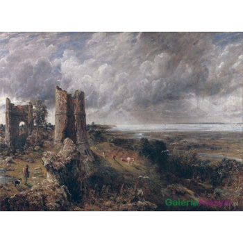 Zamek Hadleigh przy ujściu Tamizy - John Constable