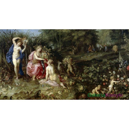 Reprodukcja obrazu: Abundancia - Jan Brueghel Starszy