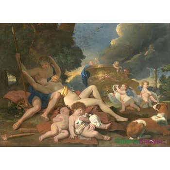 "Venus i Adonis" - Nicolas Poussin