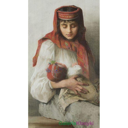 "Wieśniaczka z dzieckiem" - Anna Bilińska-Bohdanowiczowa