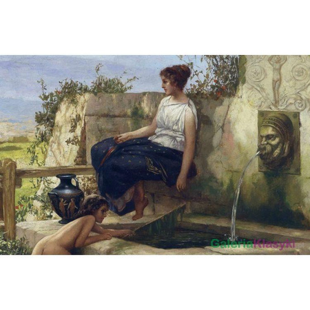 Reprodukcja obrazu: Przy fontannie - Henryk Siemiradzki