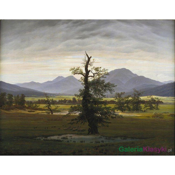 Wiejski pejzaż w świetle poranka - Caspar David Friedrich