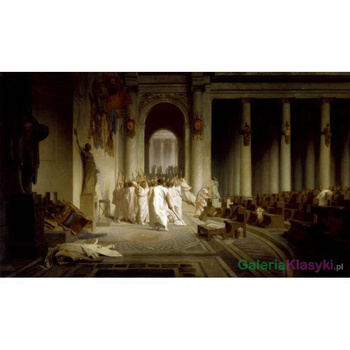 Śmierć Cezara - Jean-Leon Gerome