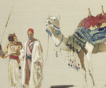 Biały wielbłąd sułtański, szkic - Stanisław Chlebowski