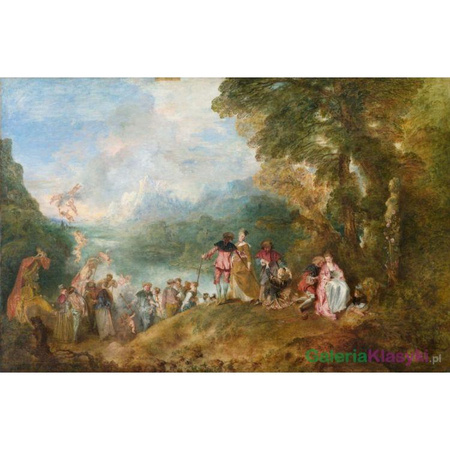 Pielgrzymka na wyspę Cytera - Antoine Watteau