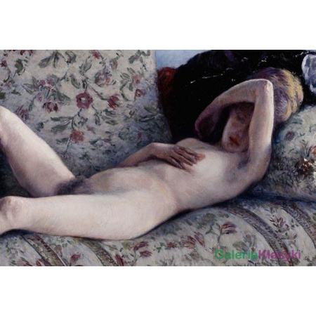 "Nago na kanapie" - Gustave Caillebotte