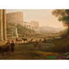Capriccio with ruins of the Roman Forum - Claude Lorrain