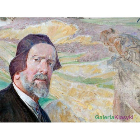 "Autoportret na tle polskiej drogi" - Jacek Malczewski