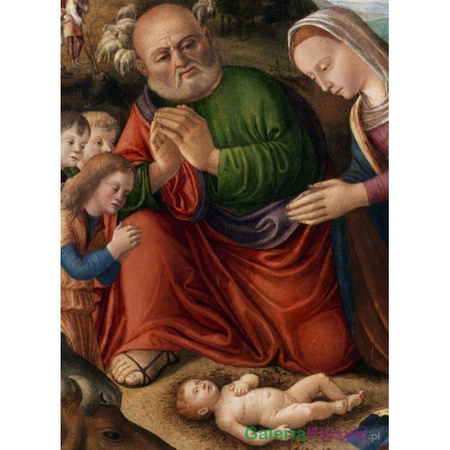 Adoracja Dzieciątka - Giovanni Bellini