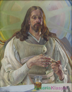 Chrystus w Emmaus - środkowa część tryptyku - Jacek Malczewski