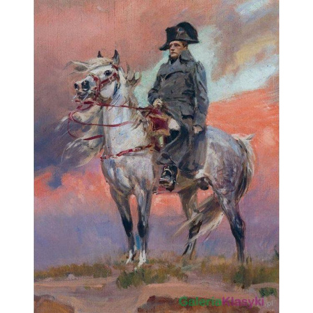 "Napoleon na polu bitwy" - Wojciech Kossak