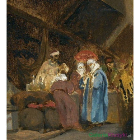 Reprodukcja obrazu: Bazar w Konstantynopolu - Stanisław Chlebowski