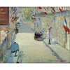"The Rue Mosnier with Flags" - Edouard Manet
