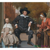 Portret Adolfa Croesera i jego córki Cathariny - Jan Steen