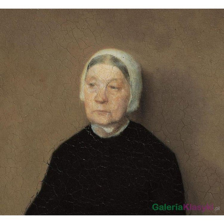 Stara kobieta - Vilhelm Hammershoi