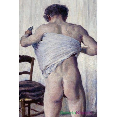 "Mężczyzna podczas toalety" - Gustave Caillebotte