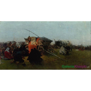 Szkic do "Matki Boskiej Ormiańskiej" - Józef Brandt