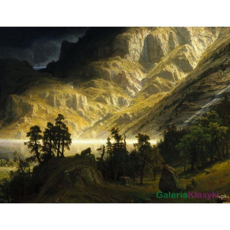 Burza w Górach Skalistych - Albert Bierstadt