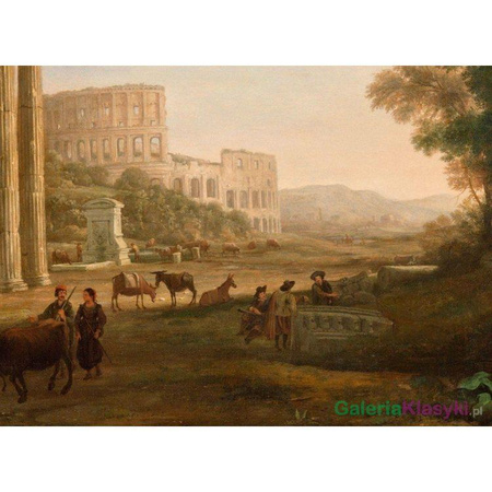 Capriccio with ruins of the Roman Forum - Claude Lorrain