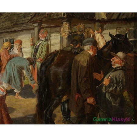 Sobota na folwarku - Józef Chełmoński