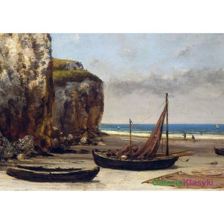 "Plaża w Normandii" - Gustave Courbet