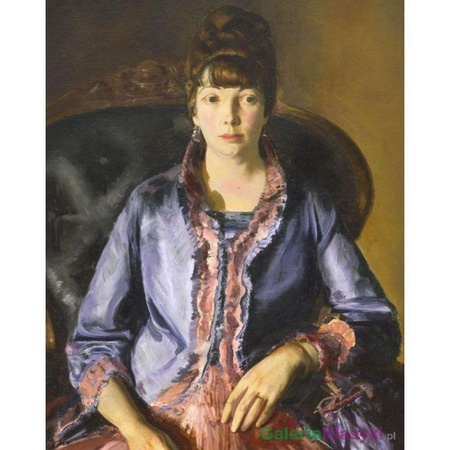 "Emma w fioletowej sukience" - George Bellows