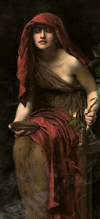 Priestess of Delphi - John Maler Collier