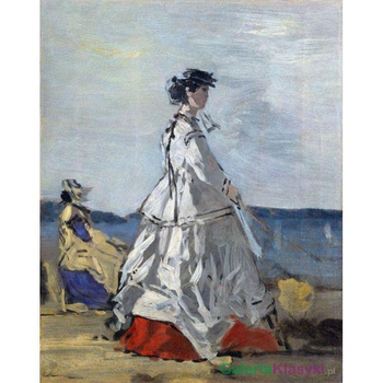 "Księżniczka Paulina Metternich na plaży" - Eugene Boudin