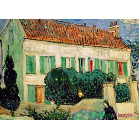 Biały dom w nocy - Vincent Van Gogh