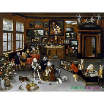 Arcyksiążę Albert i Izabela w muzeum - Jan Brueghel Starszy