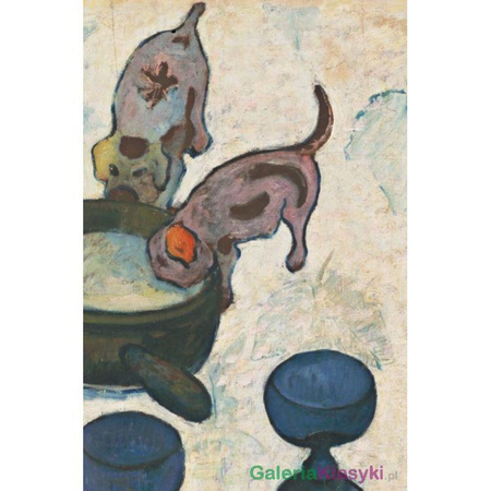 "Martwa natura z trzema szczeniakami" - Paul Gauguin