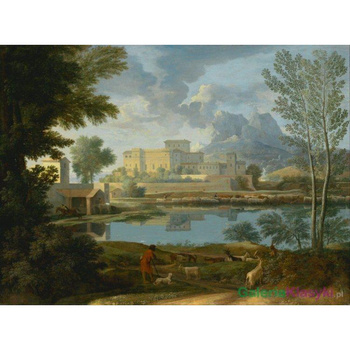 Krajobraz ze spokojem - Nicolas Poussin