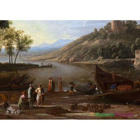 "Krajobraz z kupcami" - Claude Lorrain
