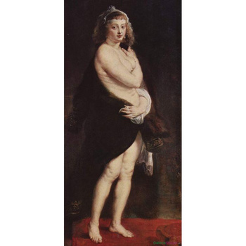 Portret Heleny Fourment w futrze - Peter Paul Rubens