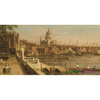 Tamiza z tarasu Somerset House, Patrząc w kierunku Św. Pawła - Canaletto