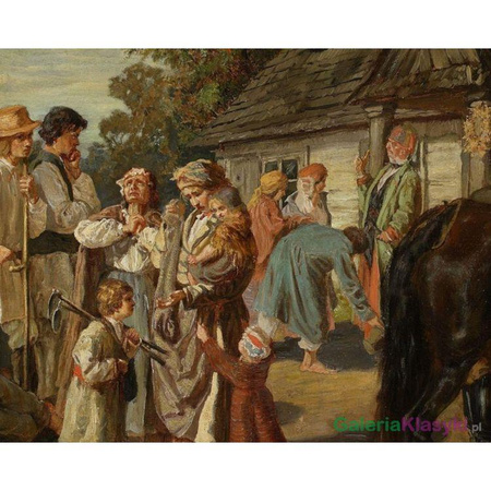 Sobota na folwarku - Józef Chełmoński