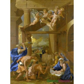 "Pokłon pasterzy" - Nicolas Poussin