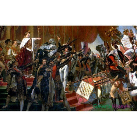 "Armia odbiera przysięgę od Cesarza" - Jacques-Louis David