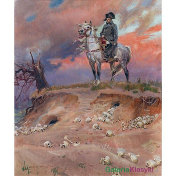 "Napoleon na polu bitwy" - Wojciech Kossak