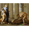 Tezeusz znajduje miecz ojca - Nicolas Poussin