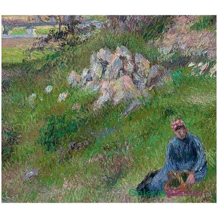 "Kamieniołomy w Le Chou, Pontoise" - Camille Pissarro